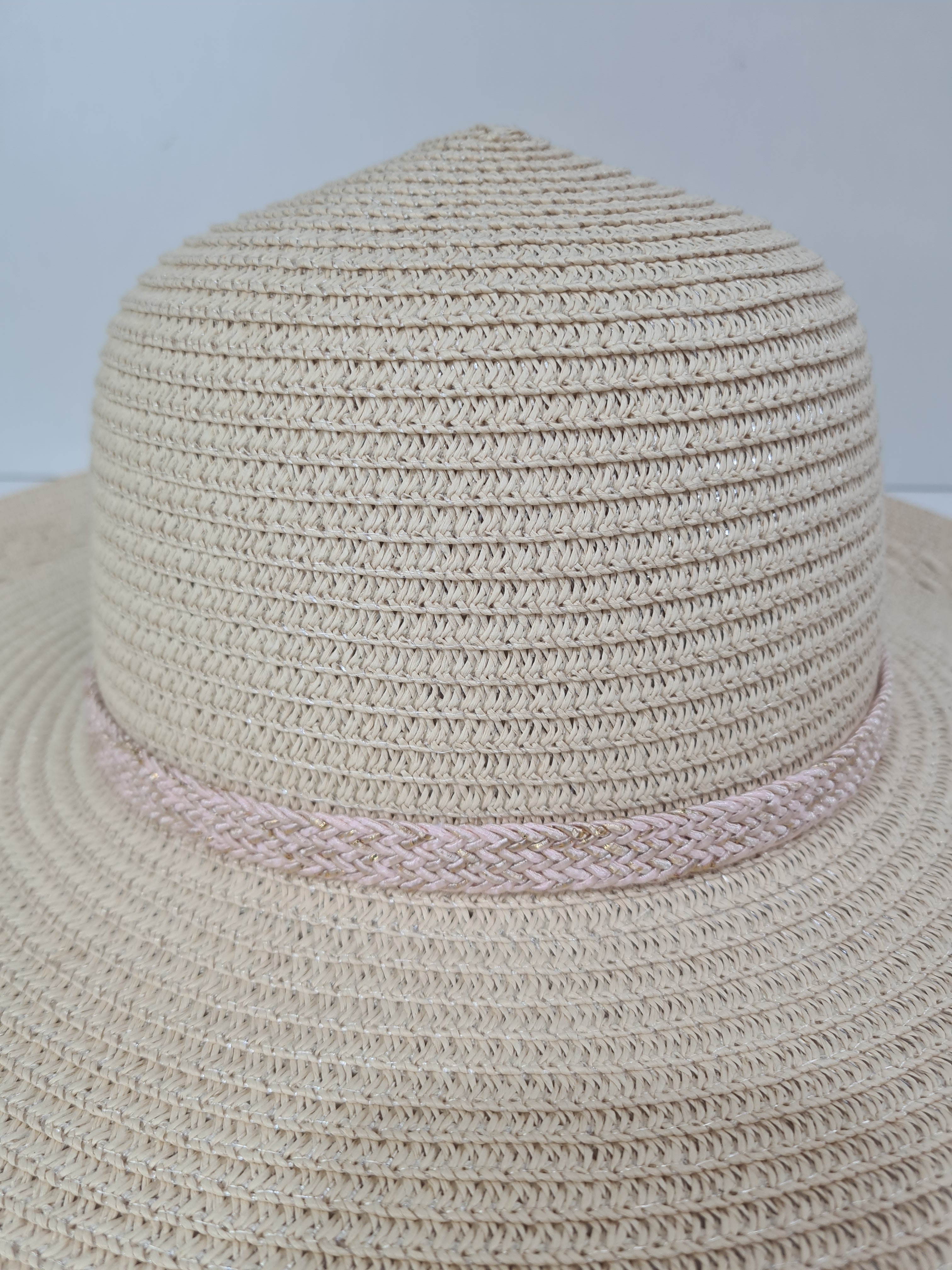 SOMBRERO CINTA ROSÉ