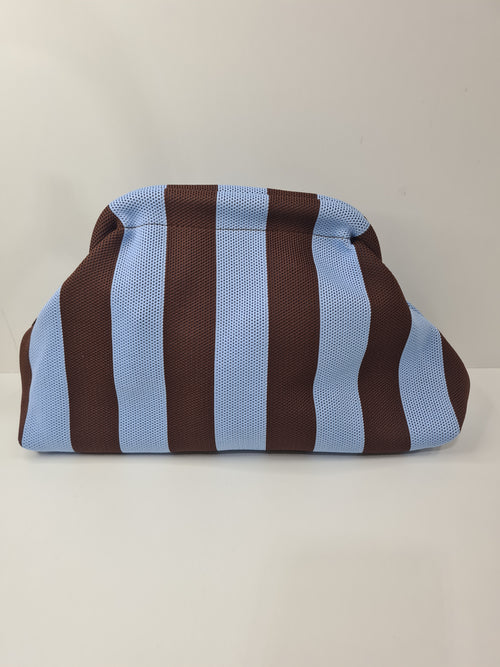 BOLSO DE MANO RAYAS