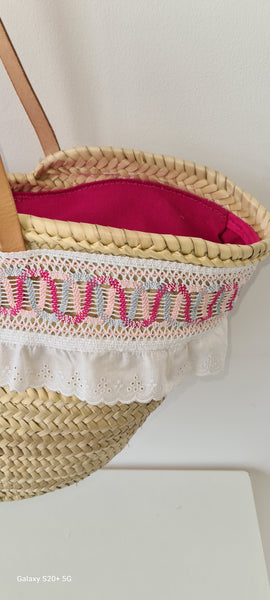 Capazo fucsia